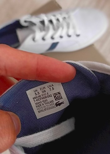 Orijinal Lacoste Beyaz - Görsel 7