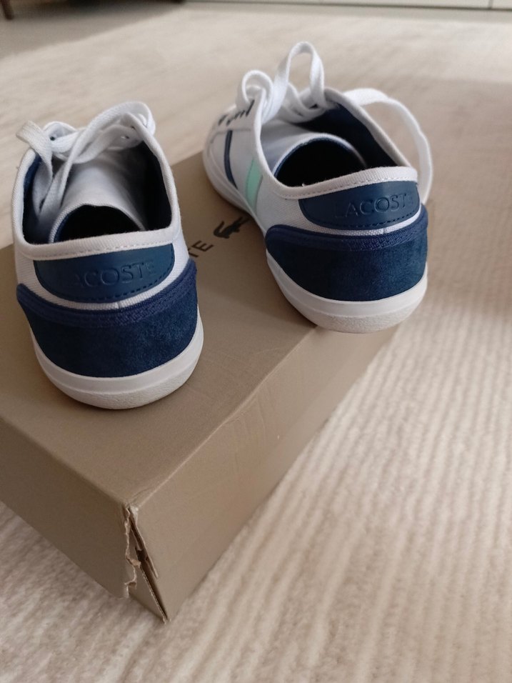 Orijinal Lacoste Beyaz - Görsel 4