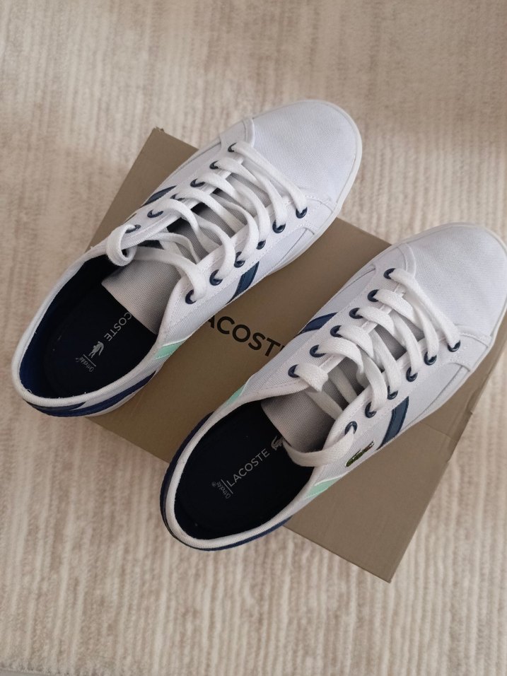 Orijinal Lacoste Beyaz - Görsel 5
