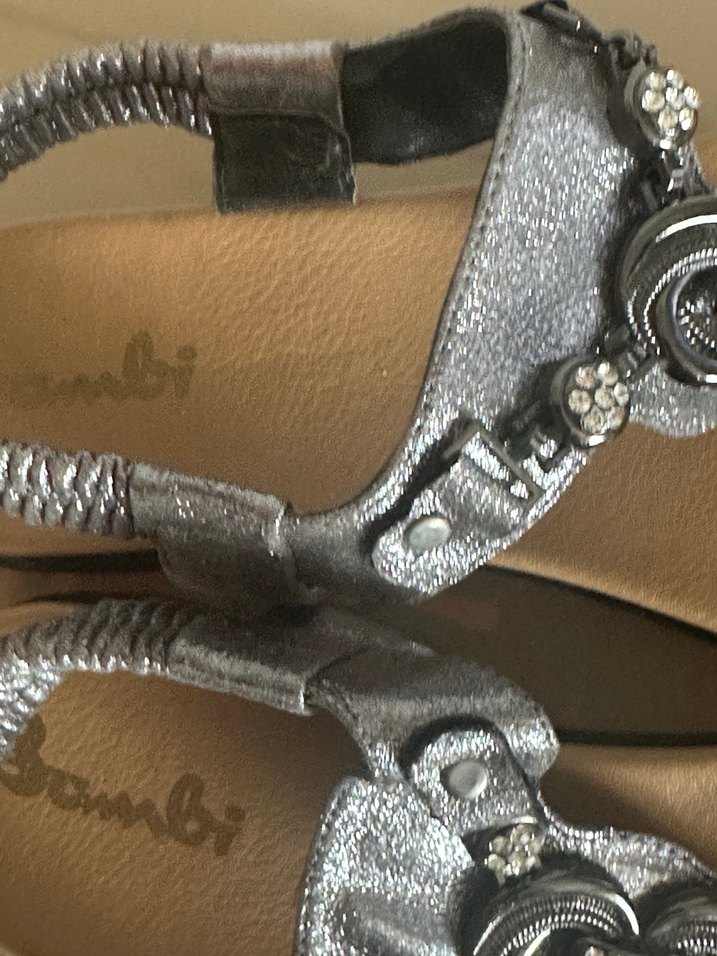 Gri Yılan Desenli Dolgu Topuklu Kadın Sandalet - Görsel 5