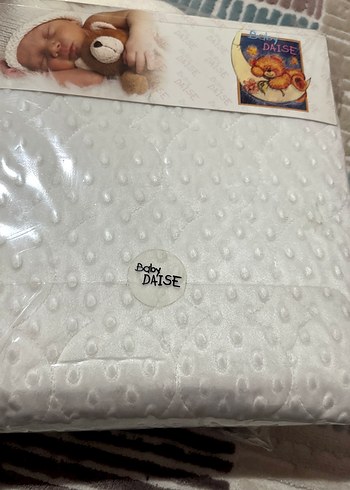 Bebek için Beyaz Desenli Uyku battaniyesi - Görsel 3