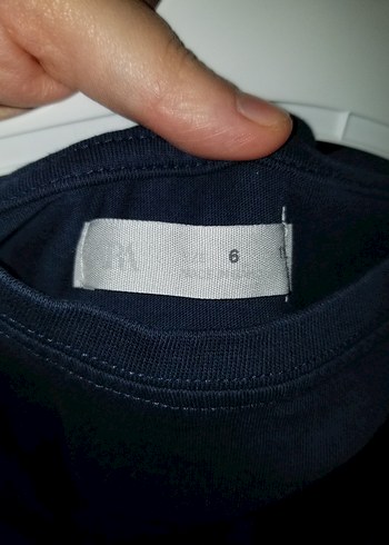 6 Yaş Beden Gri Erkek Çocuk Denim Sweatshirt