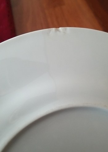 Beden sarı Renk Renkli Sarı Kenarlı Yemek Tabağı