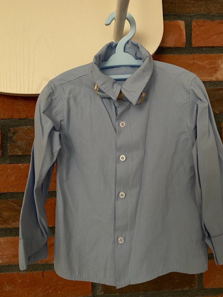 Ekose ceketli Ceket gömlek papyon takımı - Görsel 3