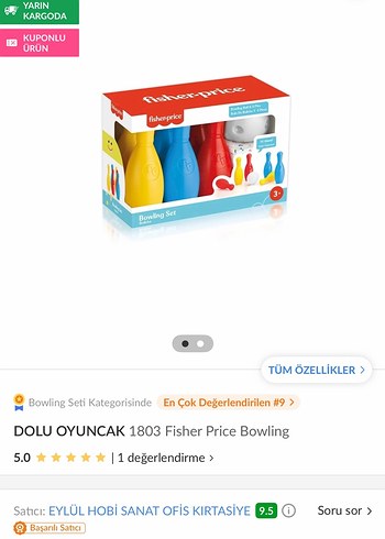 Sıfır Renkli Mini Bowling Seti - Görsel 7