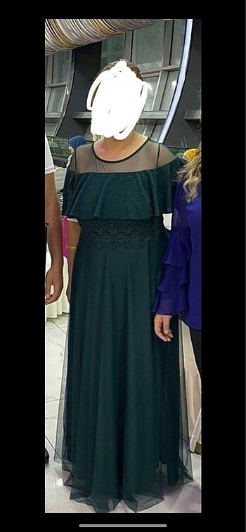 Haki yeşil abiye