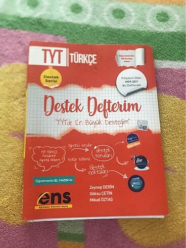 Ens türkçe destek defteri