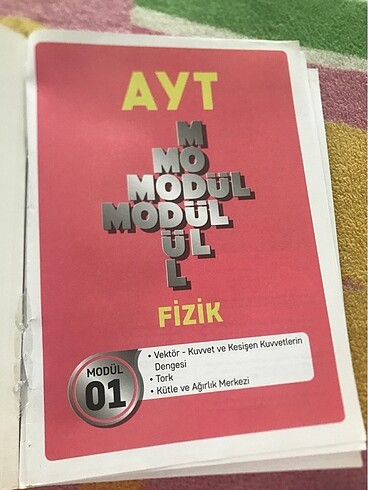 Sınav ayt fizik modüllü
