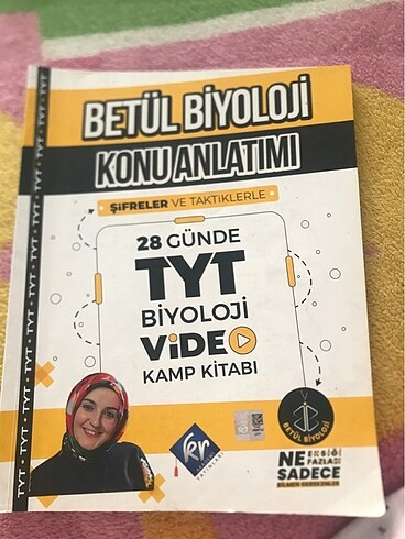 Betül biyoloji ayt kamp kitabı