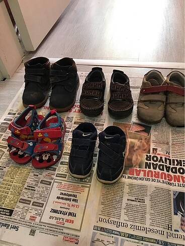 Erkek bebek ayakkabıları