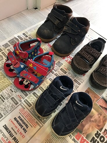 24 Beden Erkek bebek ayakkabıları