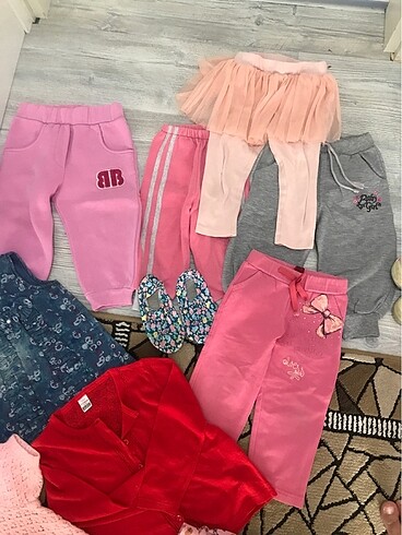 LC Waikiki 12-18 ay kız karışık kıyafet
