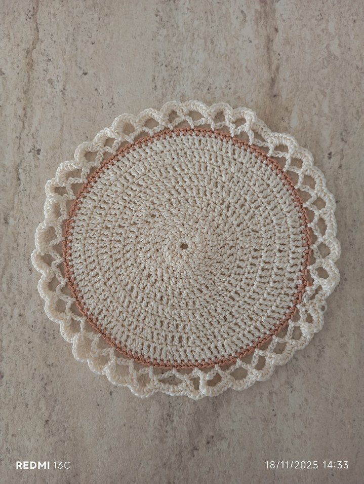 Bohem Yuvarlak El Örgüsü Amerikan Servis - Görsel 3