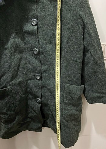 Haki Renk Kalın Kışlık Kaban - Görsel 2