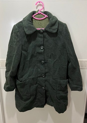 Haki Renk Kalın Kışlık Kaban - Görsel 4