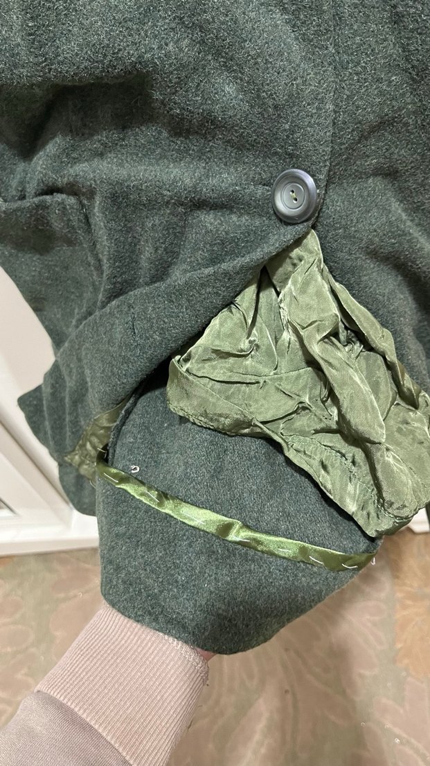 Haki Renk Kalın Kışlık Kaban - Görsel 3