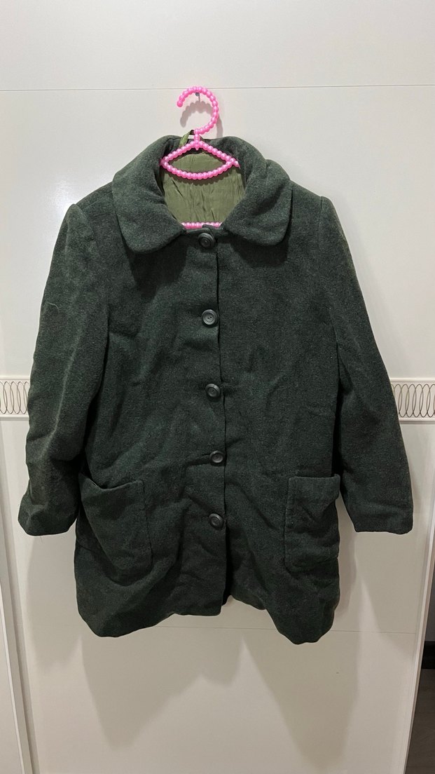 Haki Renk Kalın Kışlık Kaban - Görsel 4