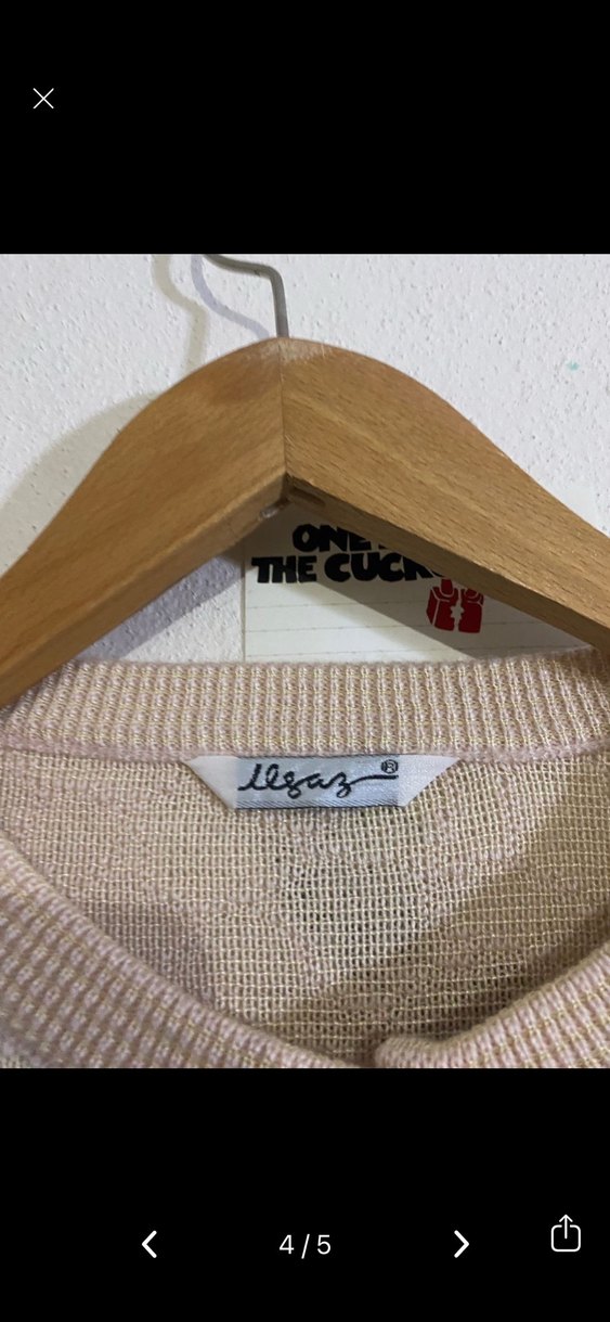 Vintage Kadın Hırka - Görsel 3