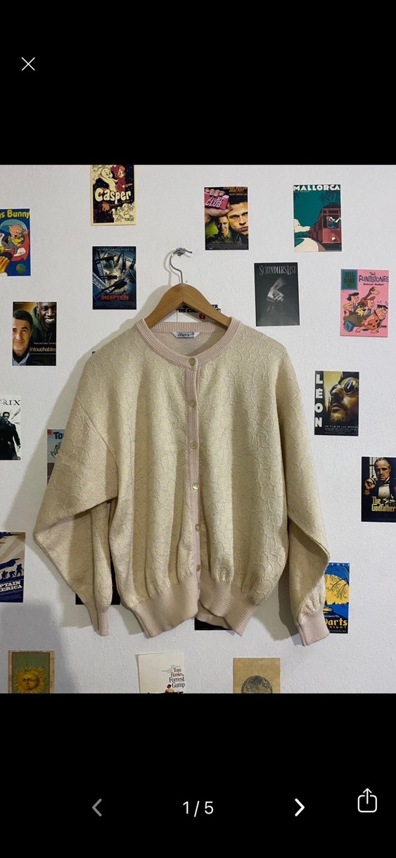 Vintage Kadın Hırka - Görsel 4