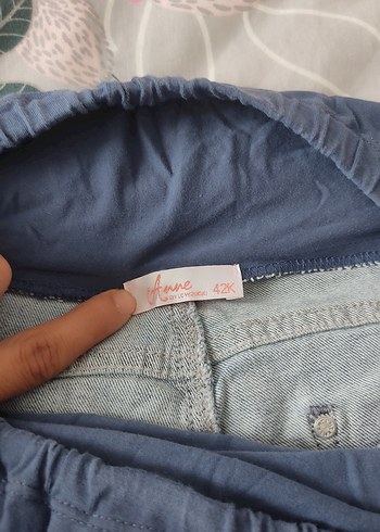 42 Beden mavi Renk Hamile pantolonu