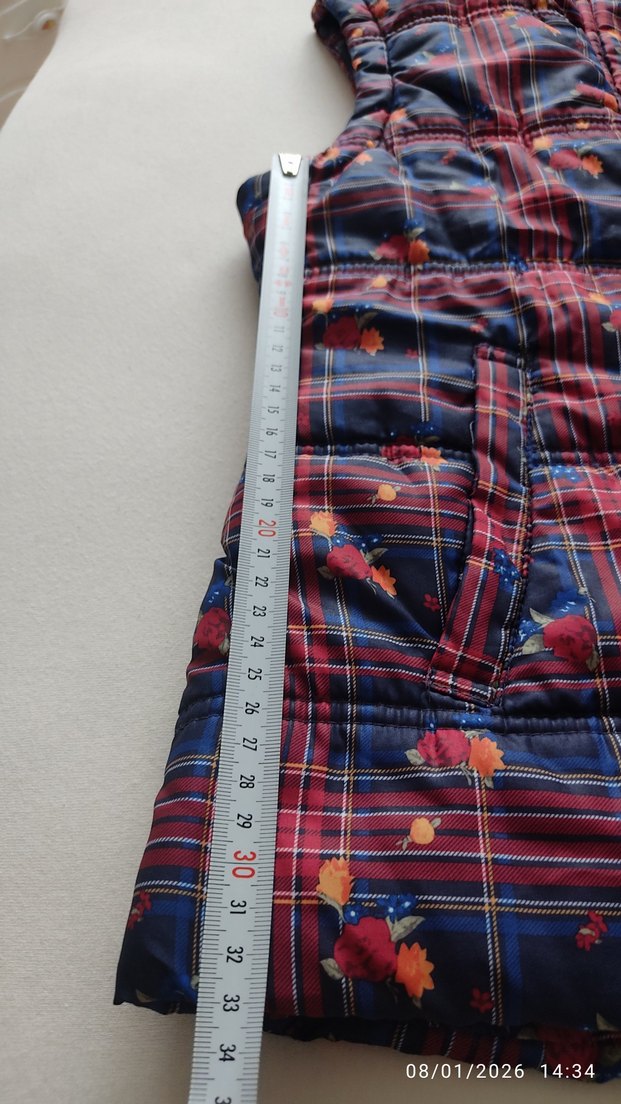 Kız Çocuk Çok Renkli Kapüşonlu Yelek - Görsel 5