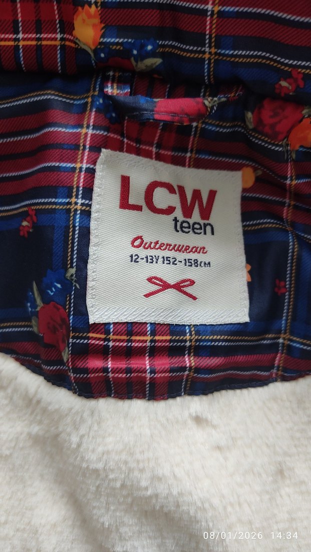 Kız Çocuk Çok Renkli Kapüşonlu Yelek - Görsel 3