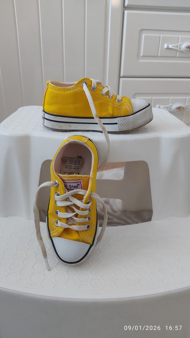 Sarı Kız Çocuk Spor Ayakkabı - Görsel 2