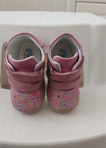 Çiçek Desenli İlk Adım Ayakkabısı - Pembe - Görsel 2