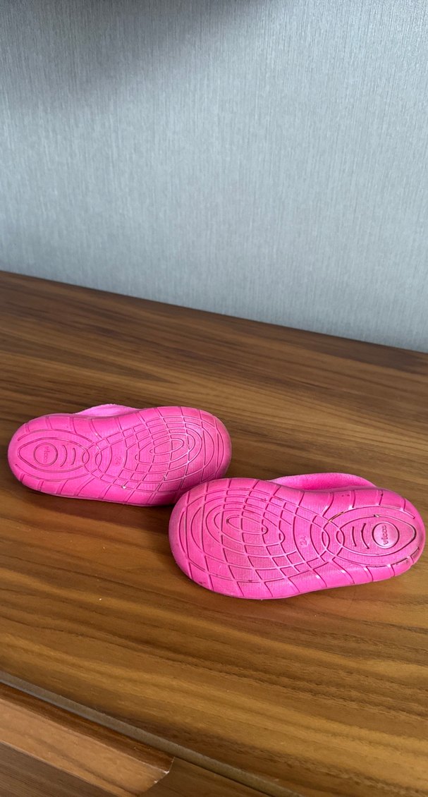 Kız Çocuk Pembe Sıcak Ev Terliği - Görsel 5