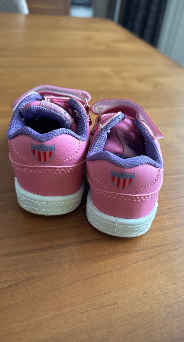 U.S. Polo Assn. Kız Çocuk Pembe Spor Ayakkabı - Görsel 3