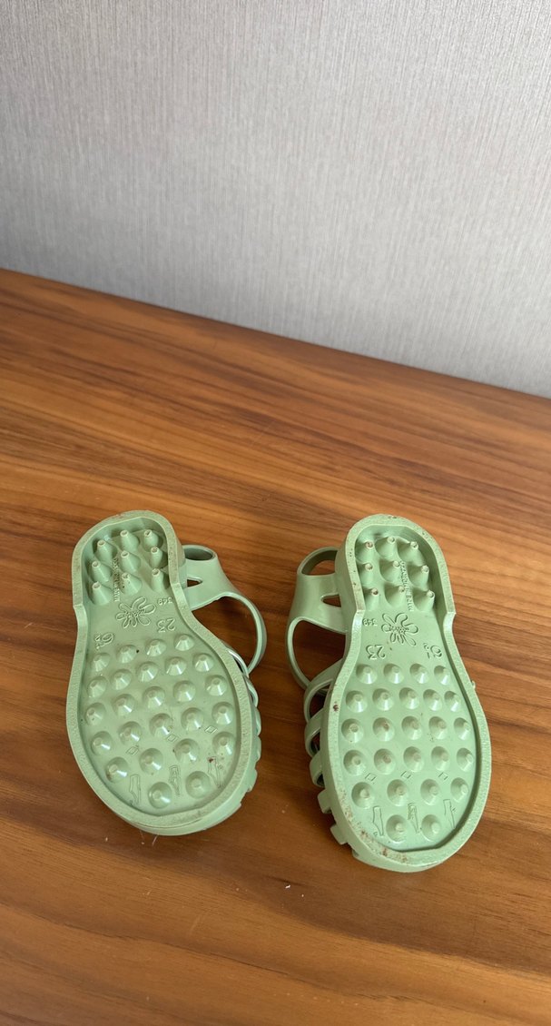 MEDUSE Yeşil Unisex Çocuk Bohem Sandalet - Görsel 3