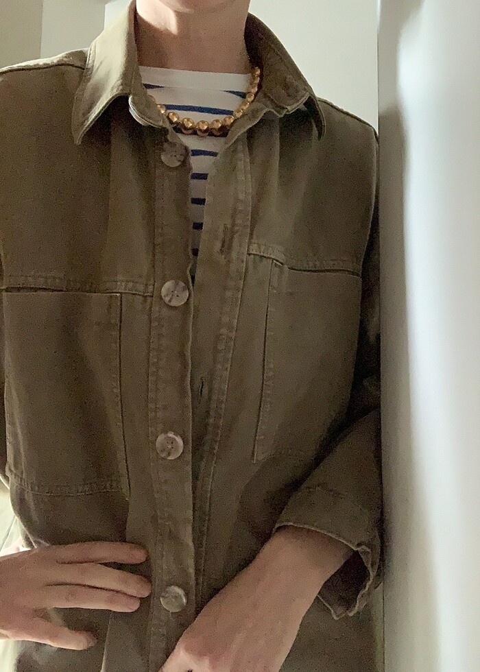 Zara militer dış gömlek - ceket - Görsel 3