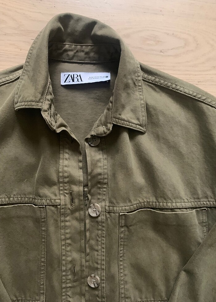 Zara militer dış gömlek - ceket - Görsel 5