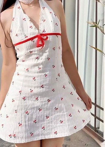 CHERRY MİNİ ELBİSE