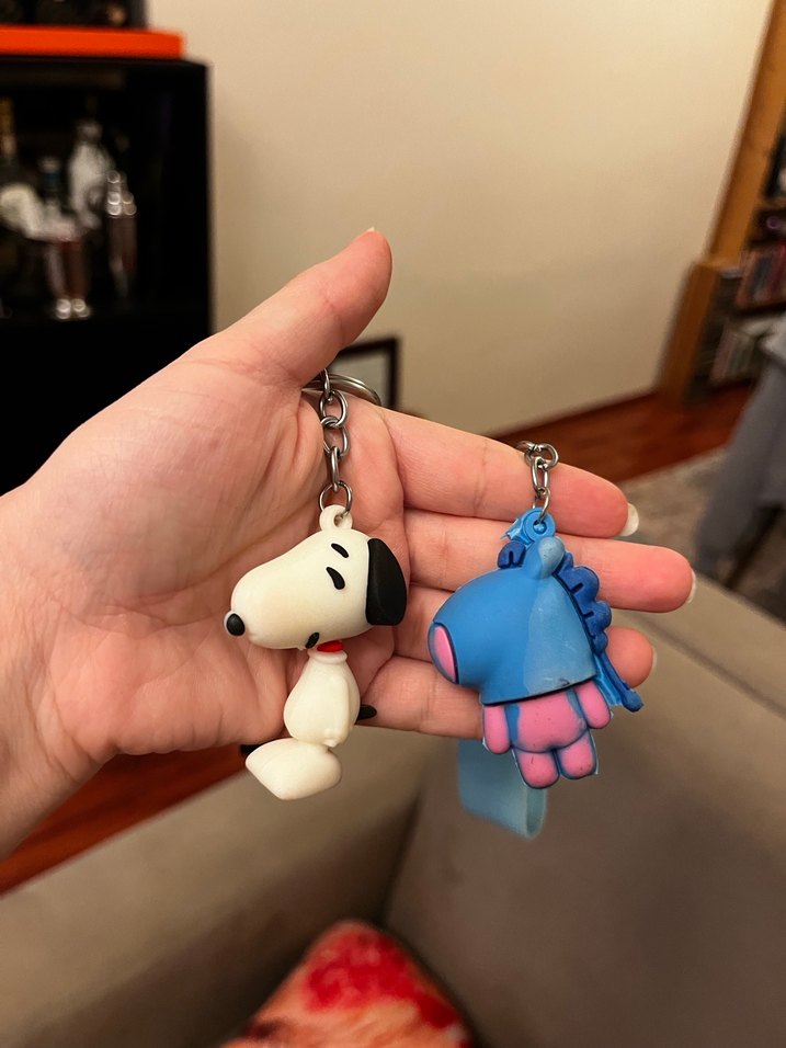 Renkli Püsküllü Kadın Anahtarlık - Görsel 2