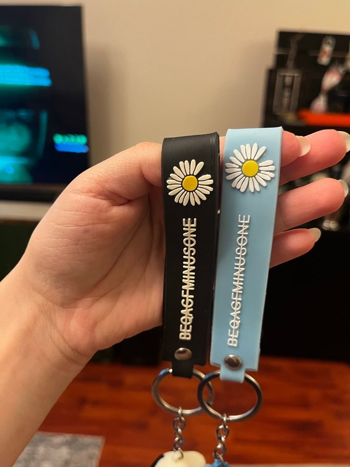 Renkli Püsküllü Kadın Anahtarlık - Görsel 3