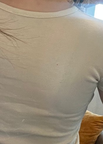 Deri Görünümlü Yıldız Baskılı Crop Top - Görsel 3