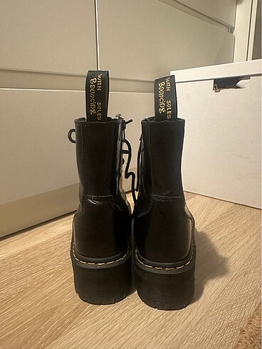 39 Beden Dr Martens marka Orjinal siyah platform topuk bot