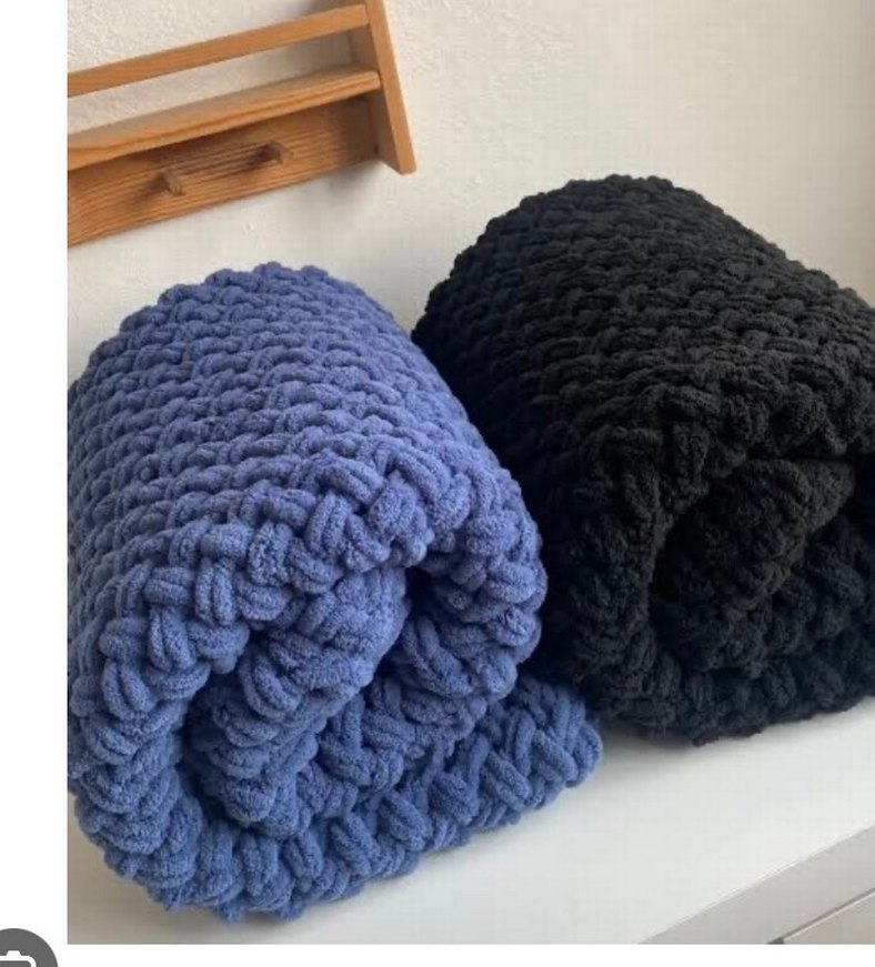 Örgü Bebek Battaniyesi - istenilen ölçüde ve modelde yapılabilir - Görsel 3