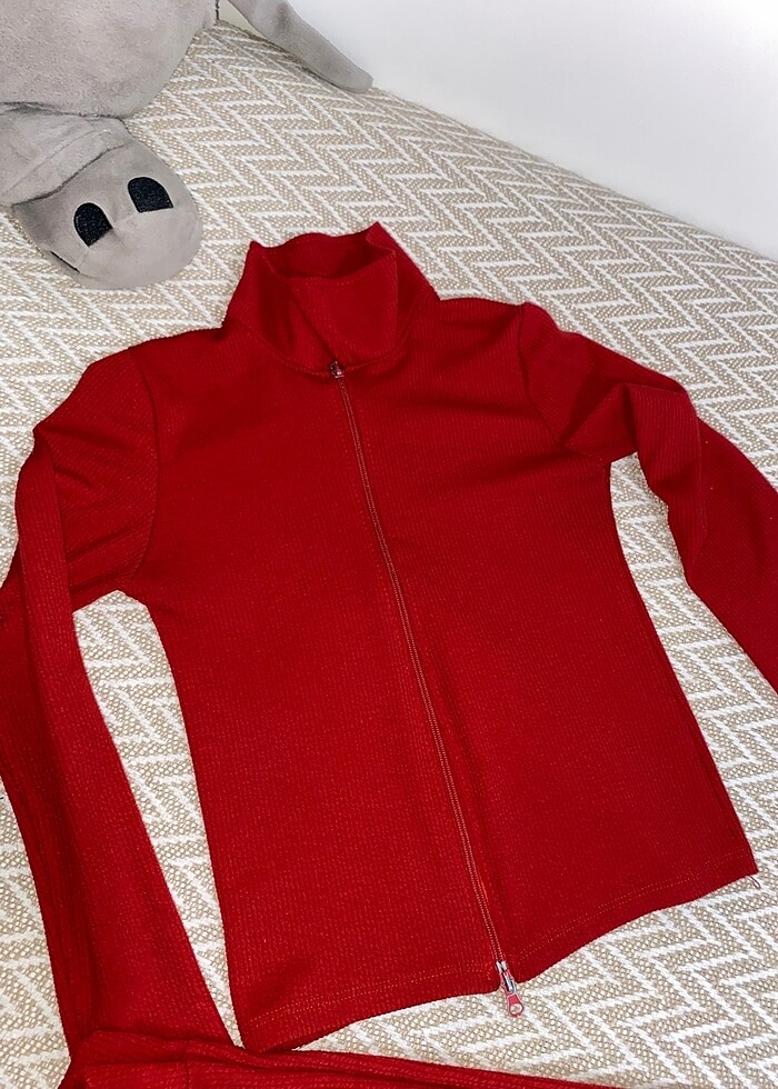 Bordo renk ikili takım - Görsel 4