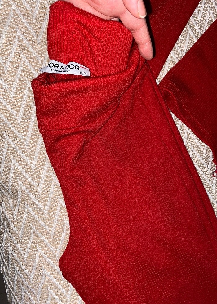 Bordo renk ikili takım - Görsel 5