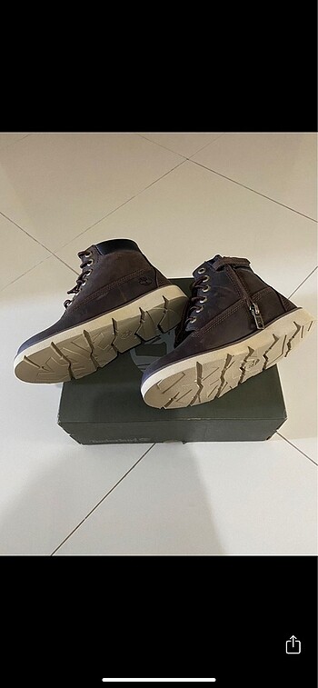 29 Beden kahverengi Renk Timberland marka çocuk botu