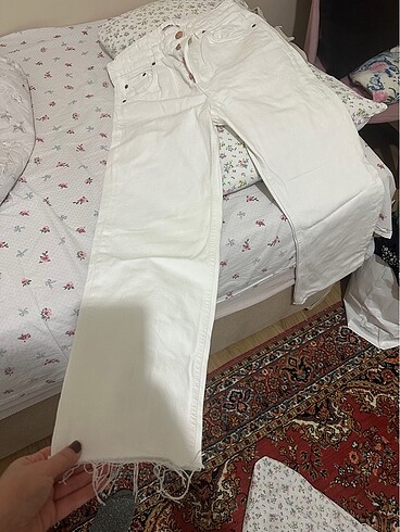 Pull & bear beyaz pantolon