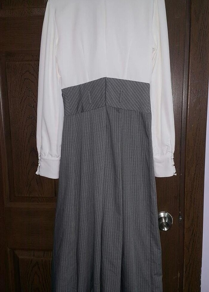 Tesettür uzun elbise - Görsel 4