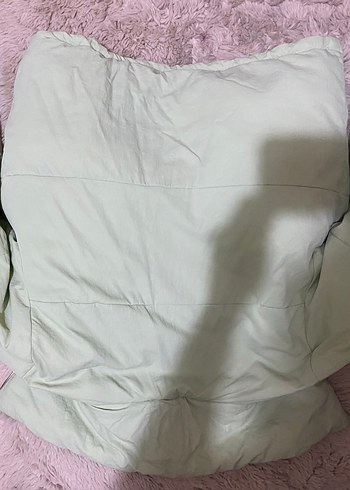 Yeşil Pastel Kadın Kışlık Fermuarlı Mont - Görsel 3