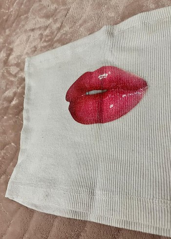 y2k straplez crop - Görsel 4