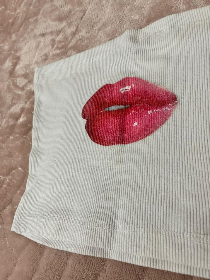 y2k straplez crop - Görsel 4