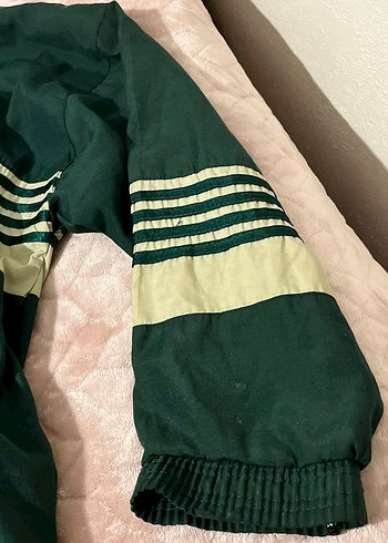 adidas Yeşil Fermuarlı Erkek Mont - Görsel 3