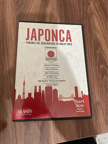 Japonca öğrenme seti DVD