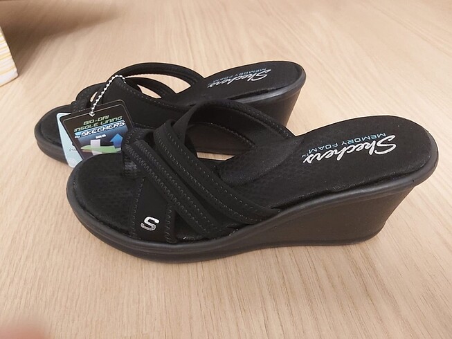 36 Beden siyah Renk Skechers Terlik